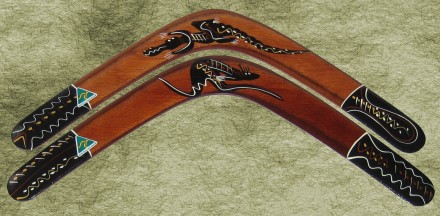 Hand painted boomerangs wholesale