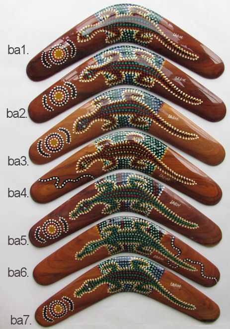Animal dot art boomerangs by Lami