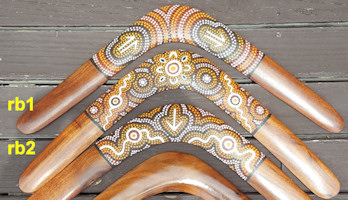 Black Wattle root boomerangs
