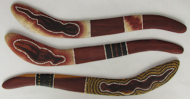 Collectable Hunting boomerangs - Mulga wood